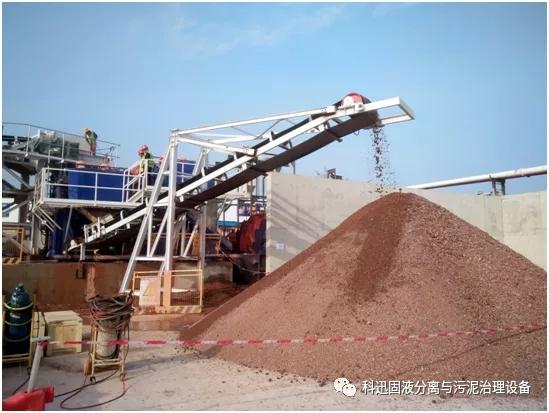 西安科迅建筑废弃物处理系统在深圳地铁项目中投入使用