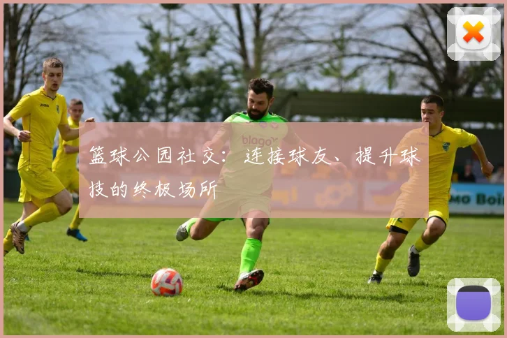 篮球公园社交:连接球友、提升球技的终极场所